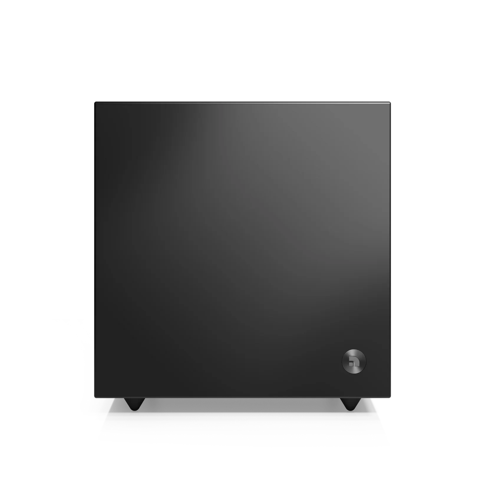 Frontansicht des schwarzen Audio Pro SW-5 Subwoofers